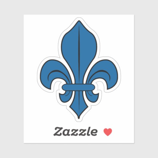 The Fleur-de-lis symbol, Montreal flag, Canada シール (シート)