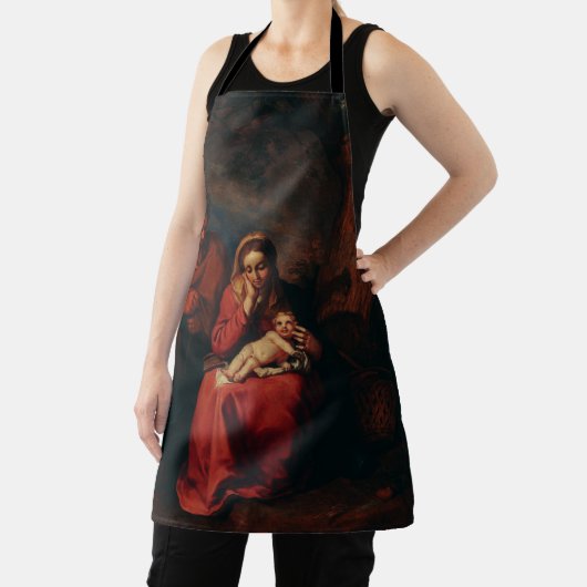 The Flight into Egypt by Abraham Bloemaert  エプロン (インサイチュ)