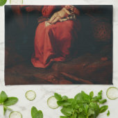 The Flight into Egypt by Abraham Bloemaert  キッチンタオル (折り畳み)