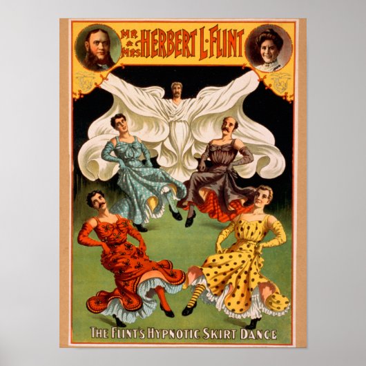 The Flints Hypnotic Skirt Dance Theatrical ポスター (正面)