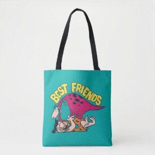 The Flintstones Fred & Dino - Best Friends トートバッグ