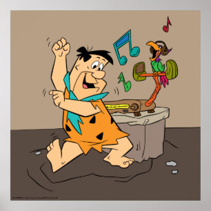 The Flintstones   Fred Flintstone Dancing ポスター