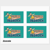 The Flintstones | Fred - Greetings From Bedrock 長方形シール (シート)