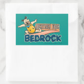 The Flintstones | Fred - Greetings From Bedrock 長方形シール (バッグ)
