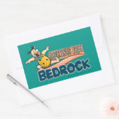 The Flintstones | Fred - Greetings From Bedrock 長方形シール (封筒)