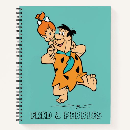 The Flintstones | Fred & Pebbles Flintstone ノートブック (正面)