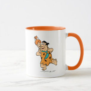 The Flintstones   Fred & Pebbles Flintstone マグカップ