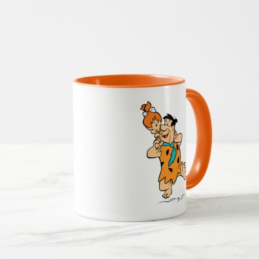 The Flintstones | Fred & Pebbles Flintstone マグカップ (正面右)