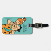 The Flintstones | Fred & Pebbles Flintstone ラゲッジタグ (正面横)