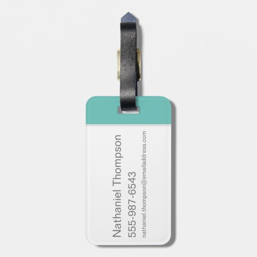 The Flintstones | Fred & Pebbles Flintstone ラゲッジタグ (裏面縦)