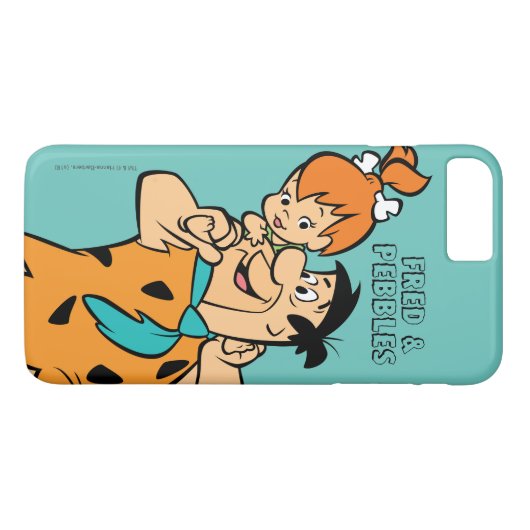 The Flintstones | Fred & Pebbles Flintstone Case-Mate iPhoneケース (裏面(横))