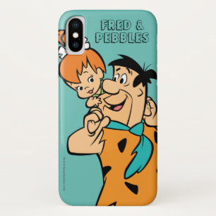 The Flintstones   Fred & Pebbles Flintstone iPhone X ケース