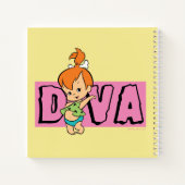 The Flintstones | Pebbles - Little Diva ノートブック (裏面)
