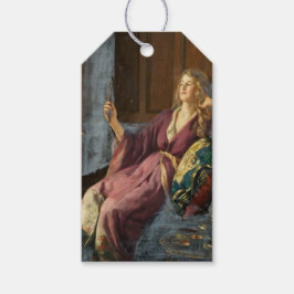 The Flirtatious Woman (by John Collier) ギフトタグ