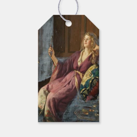 The Flirtatious Woman (by John Collier) ギフトタグ (正面)