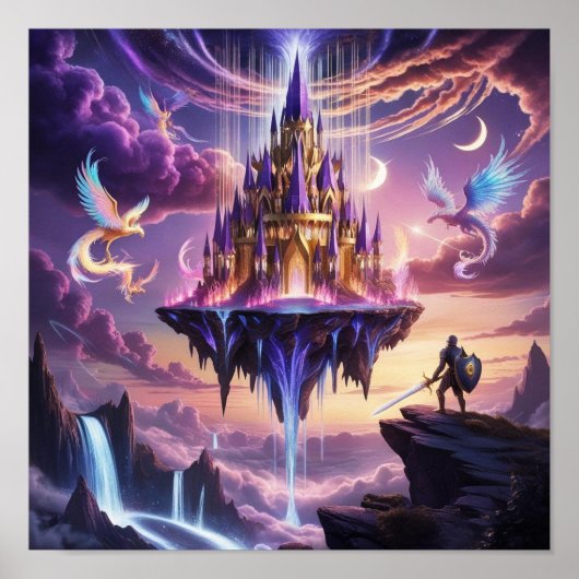 The Floating Kingdom Poster - Artファンタジー ポスター (正面)