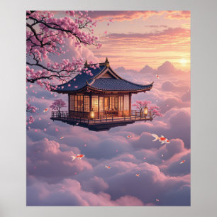 The Floating Teahouse: Dreams of Cherry Blossom Sk ポスター