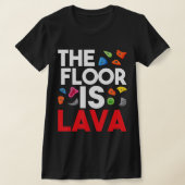 The Floor Is Lava Bouldering Wall Climber Rock Cl Tシャツ (レイダウン)