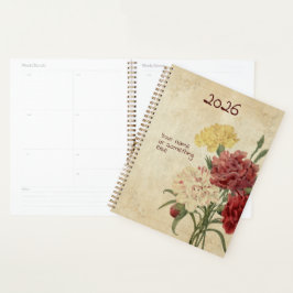The "Flora's Fanfare" Carnation Planner プランナー手帳