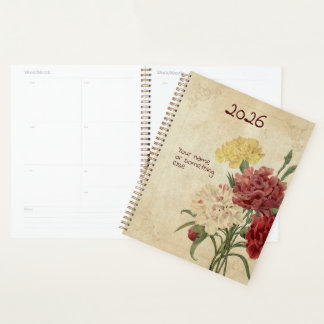 The "Flora's Fanfare" Carnation Planner プランナー手帳