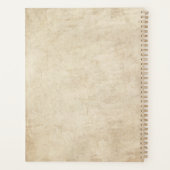 The "Flora's Fanfare" Carnation Planner プランナー手帳 (裏面)