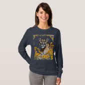 The Florida Panther With Coreopsis Border Tシャツ (正面フル)