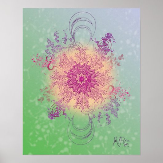 The Flower Experiment(Digital)by Julian P. Flores ポスター (正面)