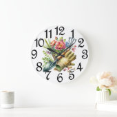 The Flower Garden Large Clock ラージ壁時計 (ホーム)