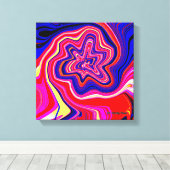 The flower in my garden キャンバスプリント (インサイチュ (ウッドフロア))