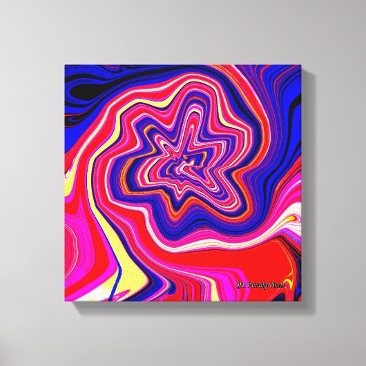 The flower in my garden キャンバスプリント (正面)