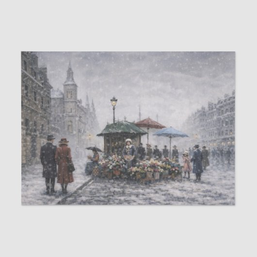 The Flower Market 薄葉紙 (正面)