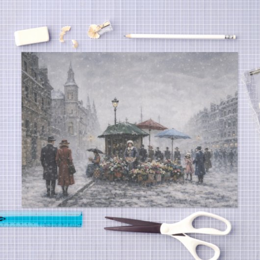 The Flower Market 薄葉紙 (クラフト)