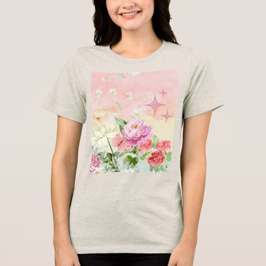 The flowers トライブレンドＴシャツ (正面)