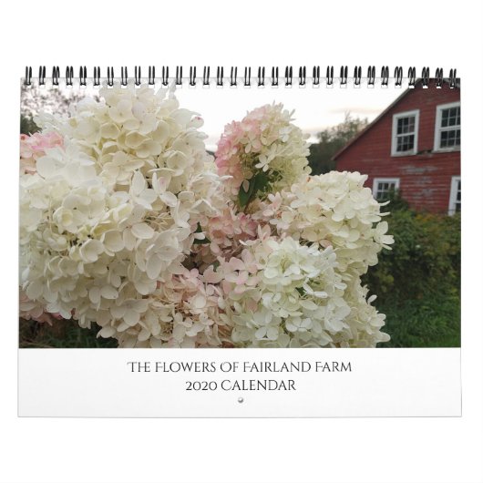 The Flowers of Fairland Farm, Vermont 2020 カレンダー (カバー)