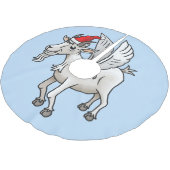 The Flying Christmas Goat ブラッシュドポリエステルツリースカート (アングル)