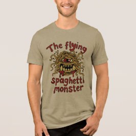 The flying spaghetti monster トライブレンドＴシャツ
