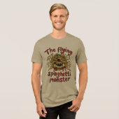 The flying spaghetti monster トライブレンドＴシャツ (正面全面)