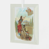 The Flying Trunk  ガラスオーナメント (正面左)