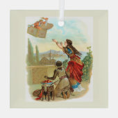 The Flying Trunk  ガラスオーナメント (裏面)