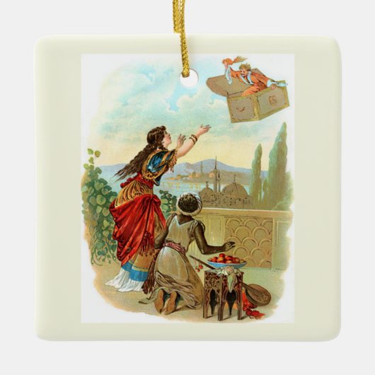 The Flying Trunk  セラミックオーナメント (正面)