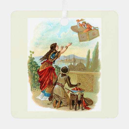 The Flying Trunk  メタルオーナメント (正面)