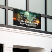 The Fog is Rising Quote 横断幕 (ビルの外側)