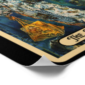 The Fool Moon Werewolf (the Fool) Halloween Tarot  ポスター (角)