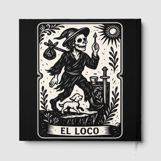 The Fool Tarot Card Art Print ゲストブック (裏面)