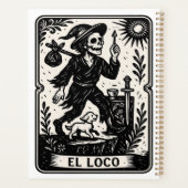 The Fool Tarot Card Art Print プランナー手帳 (裏面)