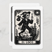 The Fool Tarot Card Art Print 招待状 (正面/裏面)