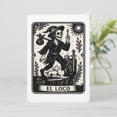 The Fool Tarot Card Art Print 招待状 (スタンド正面)