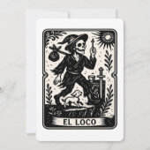 The Fool Tarot Card Art Print 招待状 (正面)