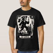 The Fool Tarot Card Art Print Tシャツ (正面)