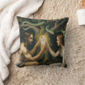 The Forbidden Fruit - Adam and Eve クッション (ブランケット)